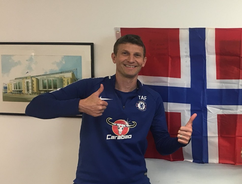 Tore Flo, carrasco da seleção brasileira — Foto: Reprodução/X