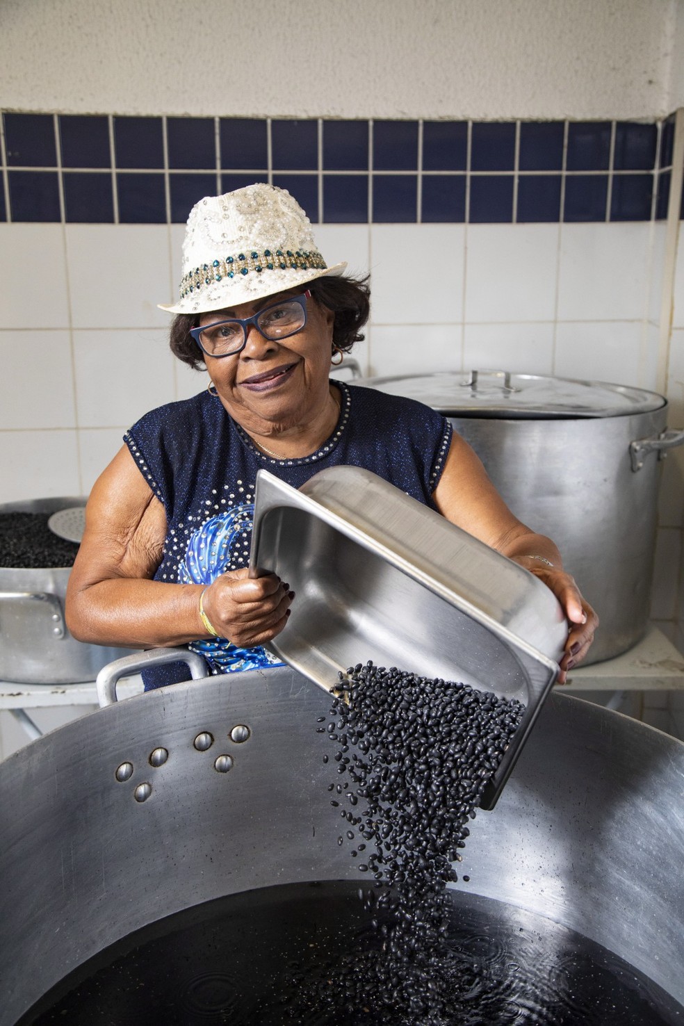 A feijoada feita pela matriarca é uma das mais apreciadas na cidade — Foto: Ana Branco