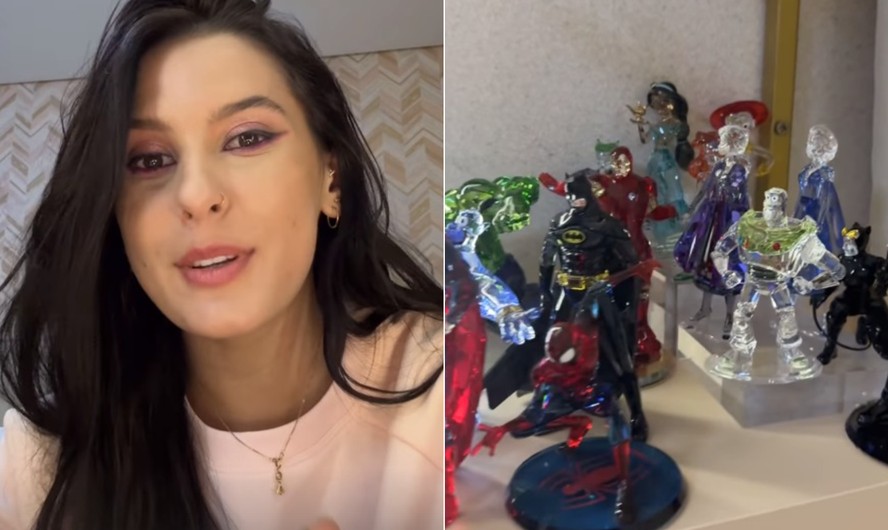 Ana Castela exibe coleção de bonecos de cristal Swarovski: 'esse aqui é ...