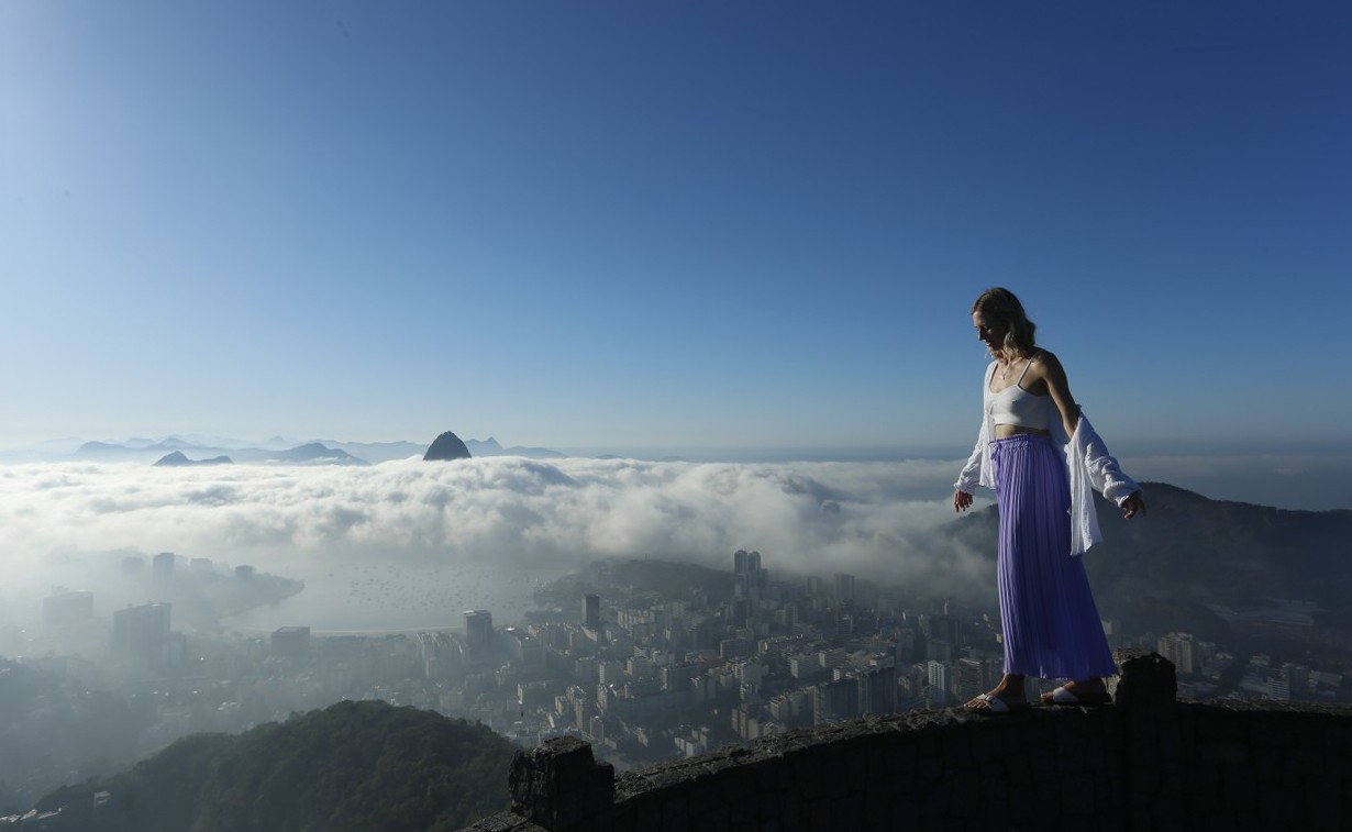 Nevoeiro atinge a manhã do Rio de Janeiro - Foto Fabiano Rocha / Agêcia O Globo