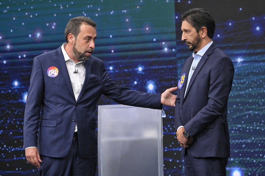 Debate entre Nunes e Boulos na Band não engrena nas redes e tem um quinto da repercussão da estreia de Marçal