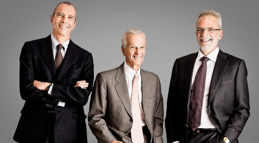 Beto Sicupira, Jorge Paulo Lemann e Marcel Telles