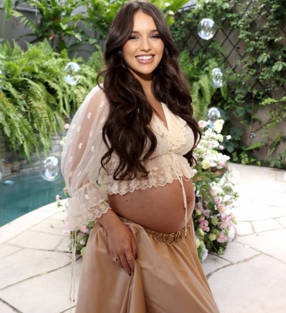 Rafa Kaliman in the last stage of her pregnancy – Photo: Instagram Reproduction