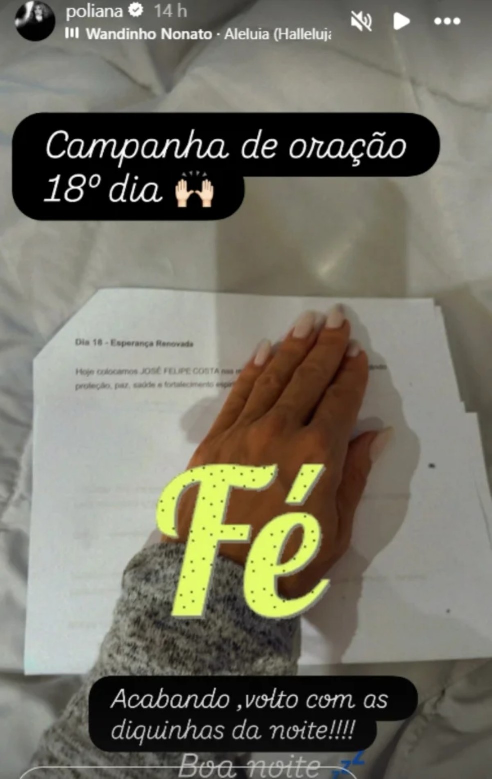 Poliana Rocha faz oração por Zé Felipe após reencontro com Virginia ...