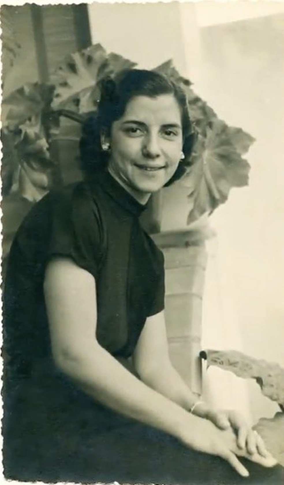 Luiza Trajano Donato, fundadora do Magazine Luiza, quando jovem — Foto: Acervo Magalu