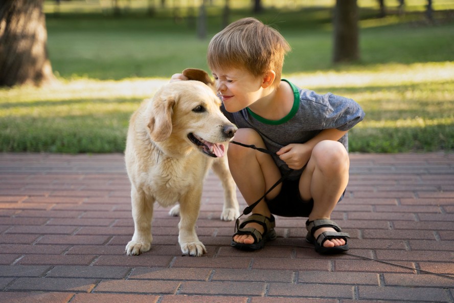 Etudo mostra, pela primeira vez, que intervenções assistidas por cães podem realmente levar a um menor estresse em crianças