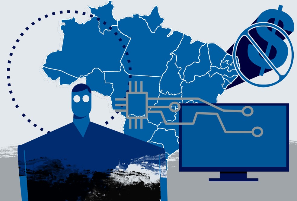 Inteligência artificial: emprego — Foto: Editoria de arte