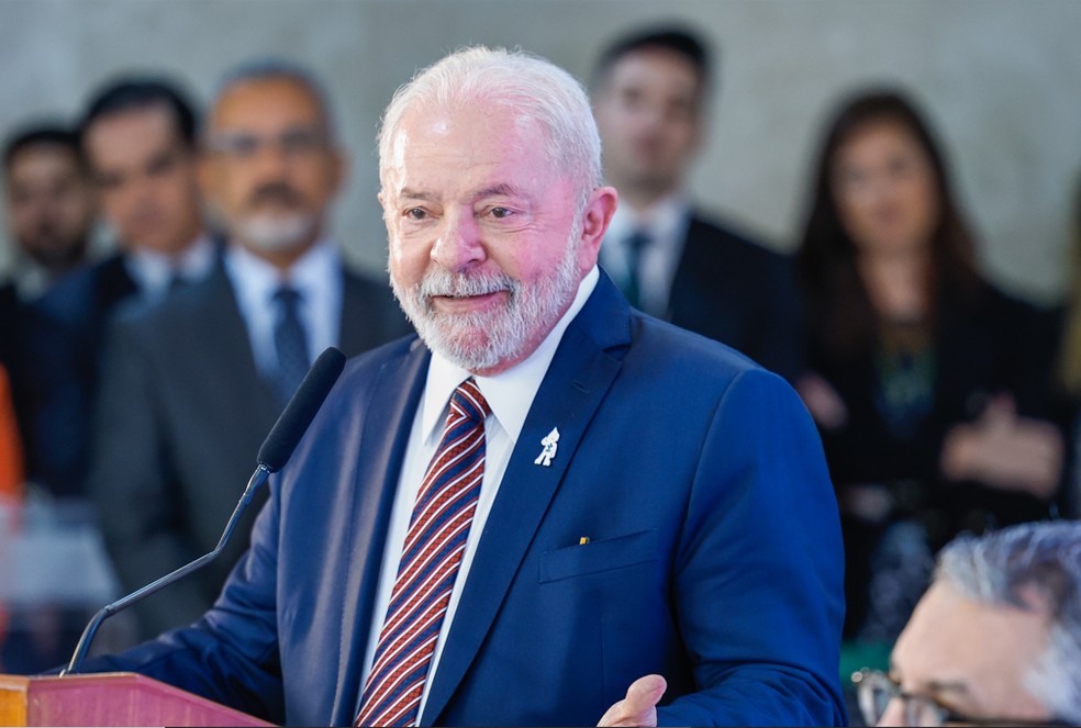 Presidente Lula vetou os artigos 11 e 12 do PLV 09/2023 — Foto: RICARDO STUCKERT/PRESIDÊNCIA DA REPÚBLICA