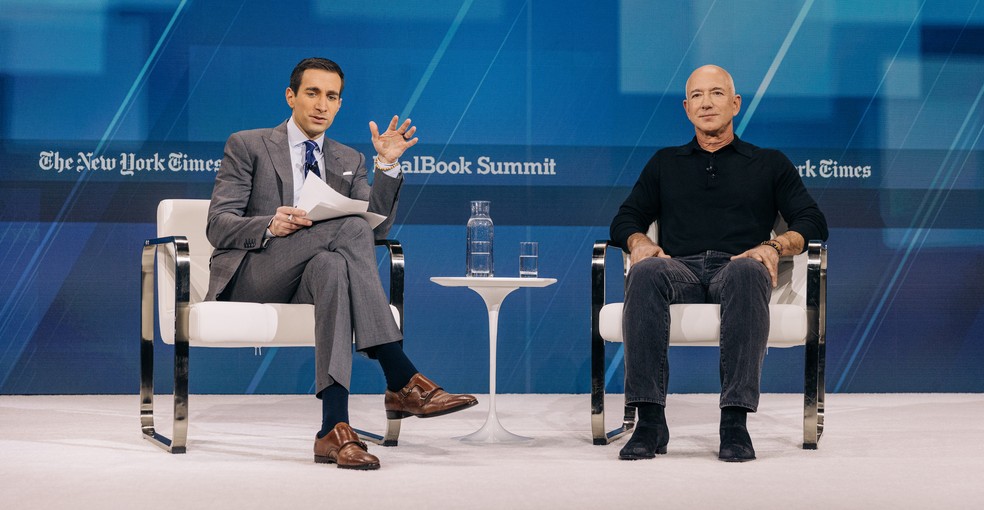 Bezos, fundador da Amazon está otimista com futuro governo Trump: 'Vou ...
