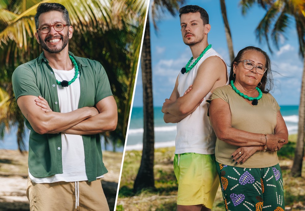 Família Misquita em'Ilhados com a sogra 3' — Foto: Marcos Serra Lima/Netflix