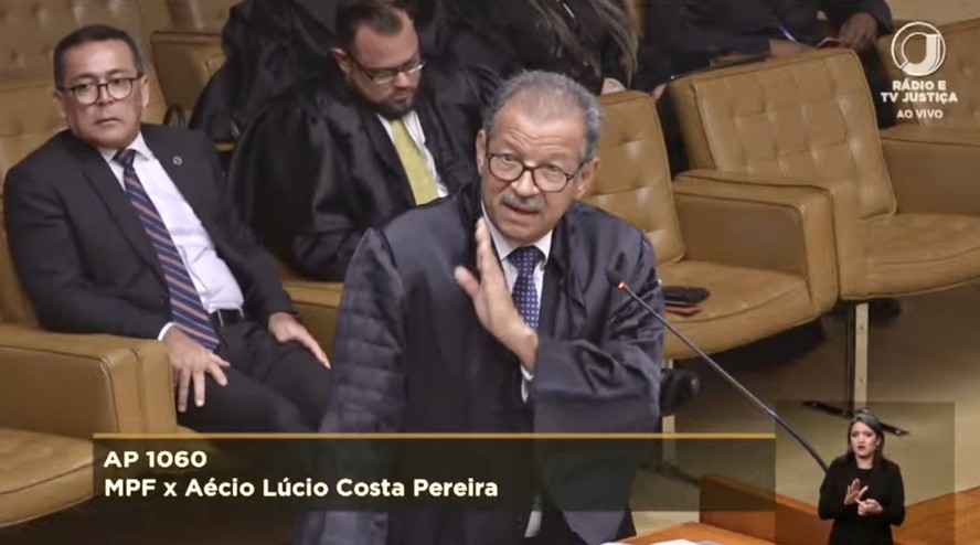 O advogado Sebastião Coelho em julgamento no Supremo Tribunal Federal