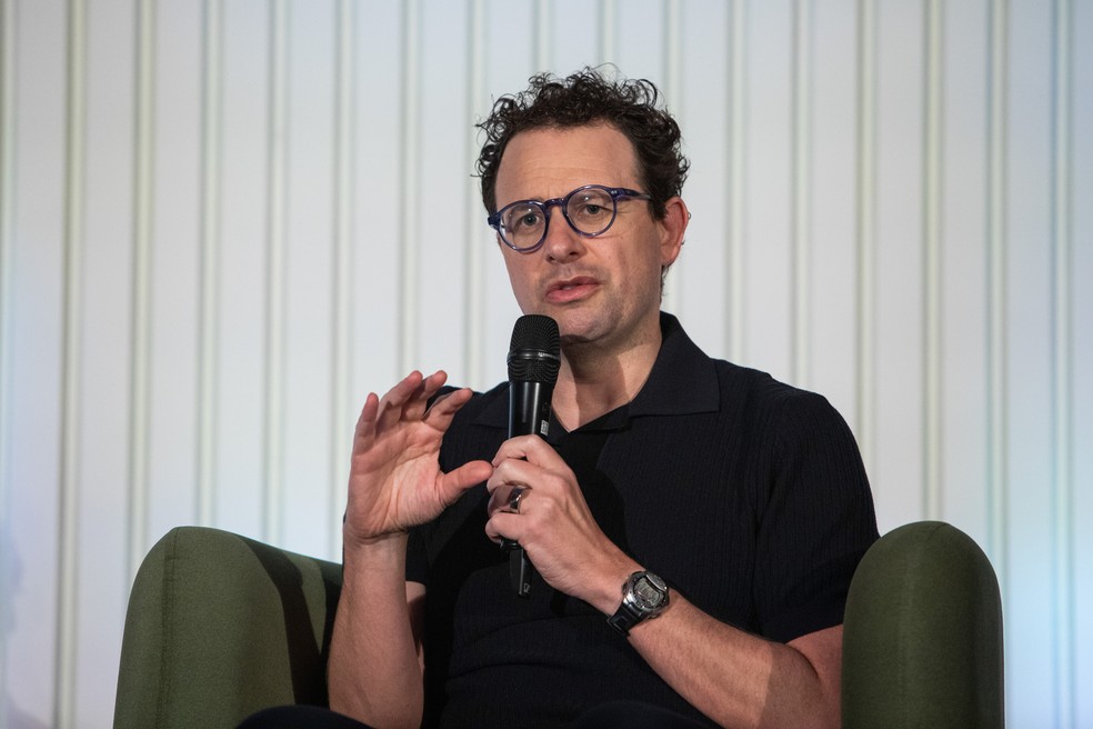 Dario Amodei, CEO da Anthropic: a start-up “não pode, em sã consciência”, concordar com os termos do governo dos EUA sobre uso do Claude — Foto: Samyukta Lakshmi/Bloomberg