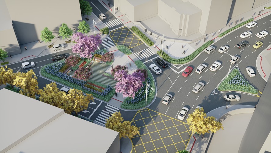 Rua Mem de Sá: imóveis começam a ser demolidos e região ganha jardins