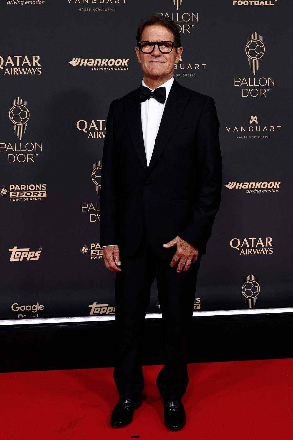 Fábio Capello, ex-técnico do Real Madrid — Foto: FRANCK FIFE / AFP