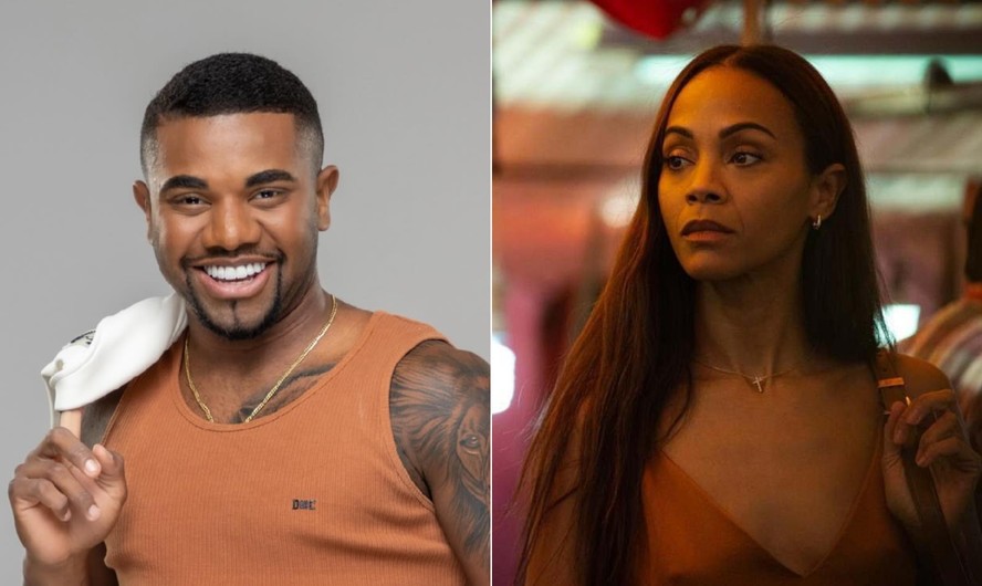 Davi Brito e Zoe Saldana, de 'Emilia Pérez'