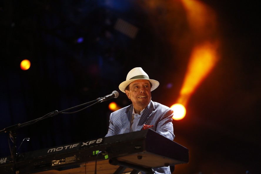 Sergio Mendes, em apresentação no Palco Sunset do Rock in Rio, em 2015