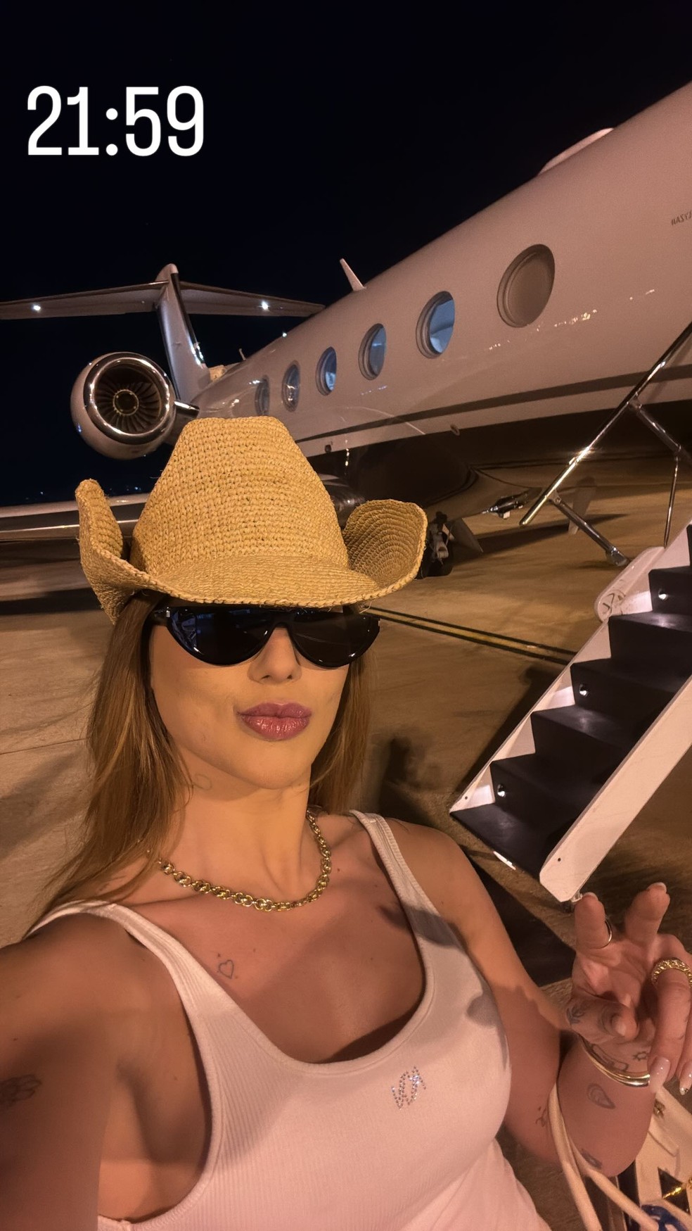 Virginia Fonseca foi para a Europa em jatinho particular  Foto: Reproduo/Instagram