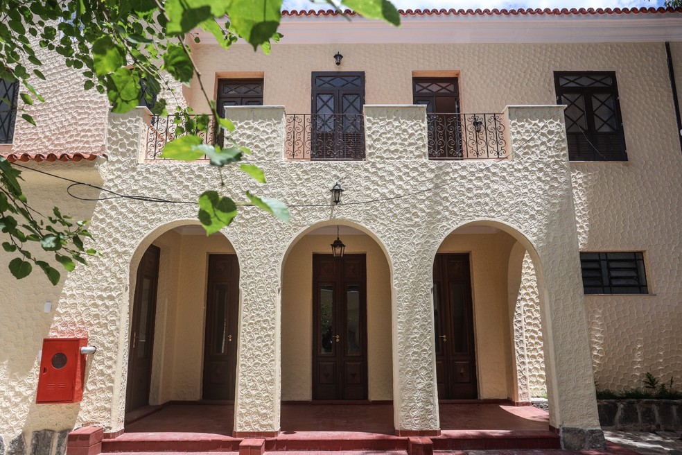 The revitalized facade of the Cauby Peixoto Cultural Center, in Niterói — Photo: Disclosure
