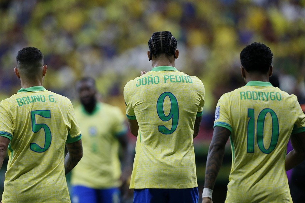 João Pedro foi testado três vezes na seleção — Foto: Cristiano Mariz