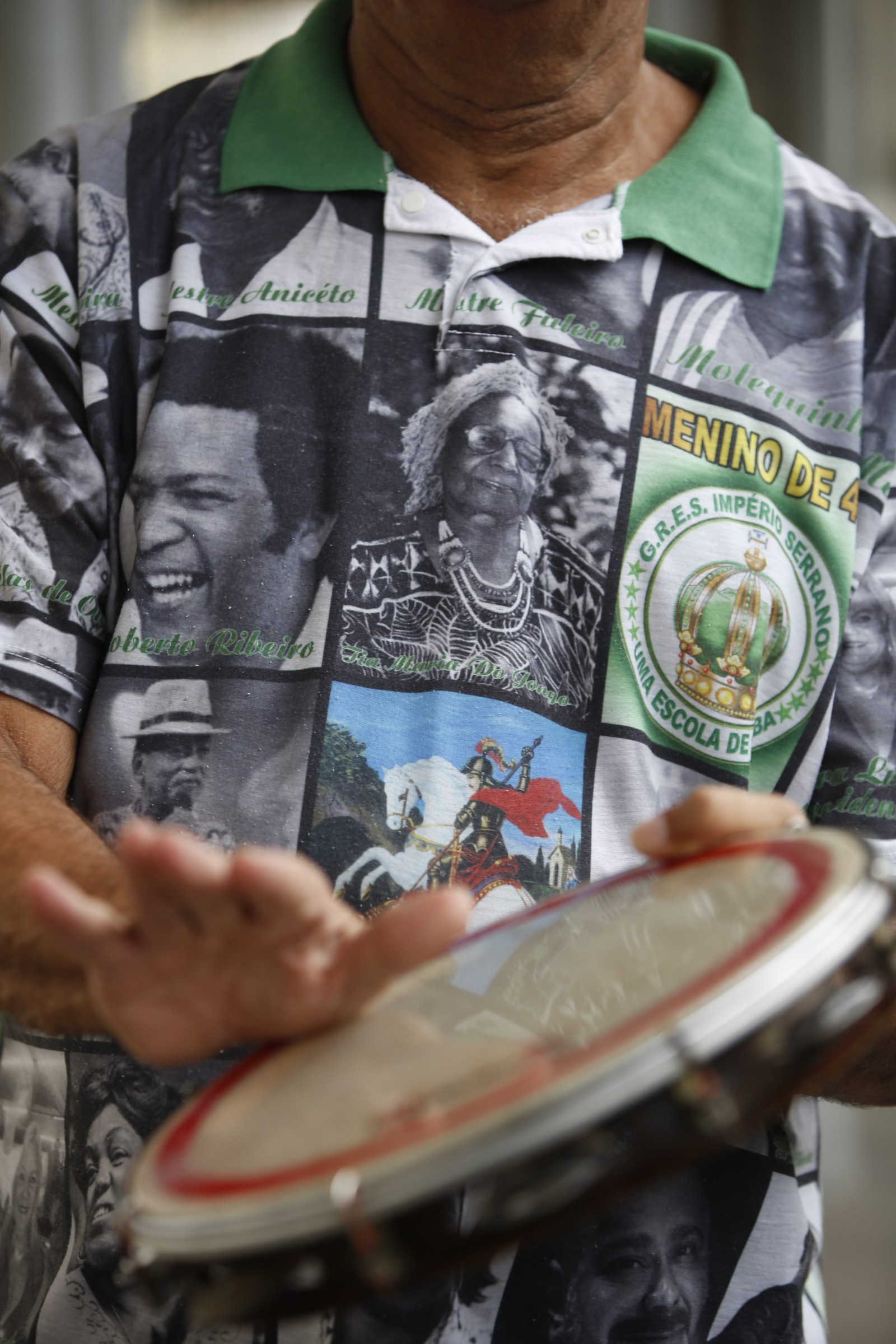 The old guard of the Serrano Empire has a definite presence in Trem do Samba - Photo: Custodio Coimbra/Agência O Globo