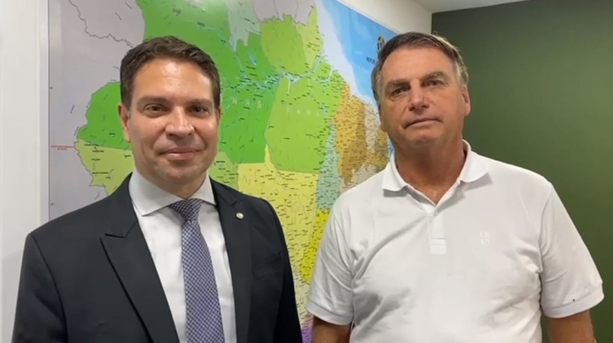 Alexandre Ramagem e Jair Bolsonaro