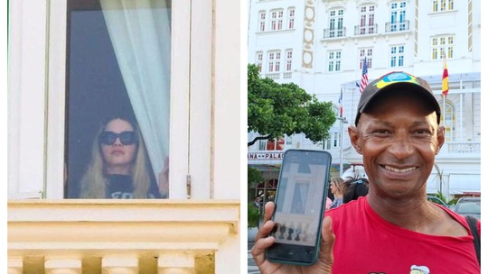 Vendedor registra primeira aparição de Madonna no Copacabana Palace: 'Fui pego de surpresa'