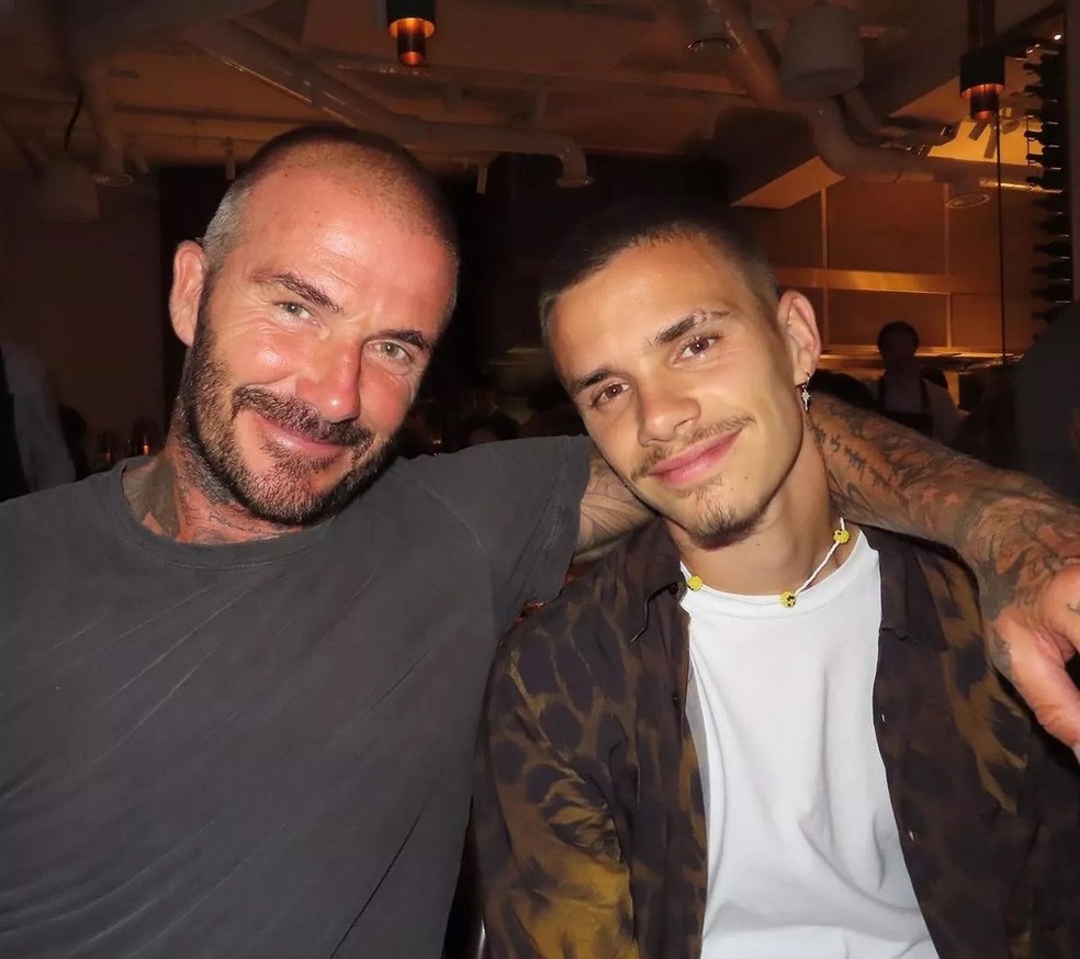 David Beckham celebra 21º aniversário do filho Romeo — Foto: Reprodução Instagram