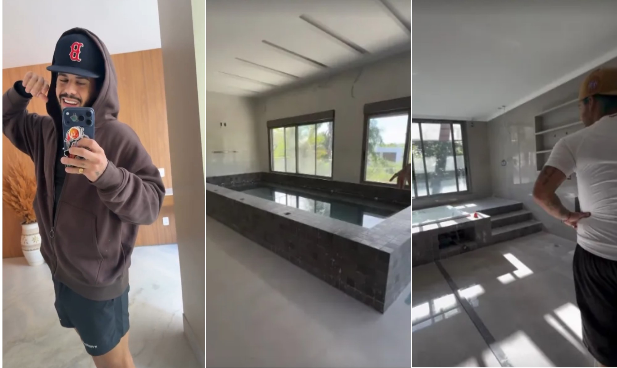 Zé Felipe começa mudança para casa alugada e põe à venda mansão de R$ 27 milhões em Goiânia