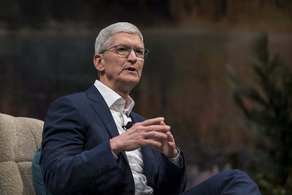 Tim Cook, Apple's CEO, has been in charge of the company since 2011 - Photograph: Bloomberg