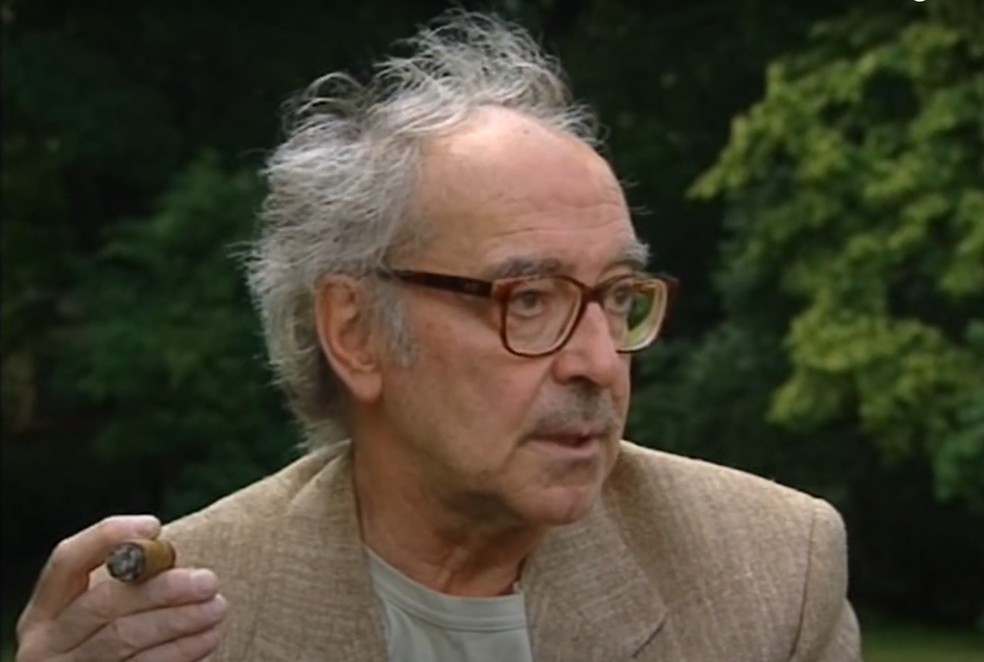 O cineasta Jean-Luc Godard morreu nesta terça-feira — Foto: Reprodução