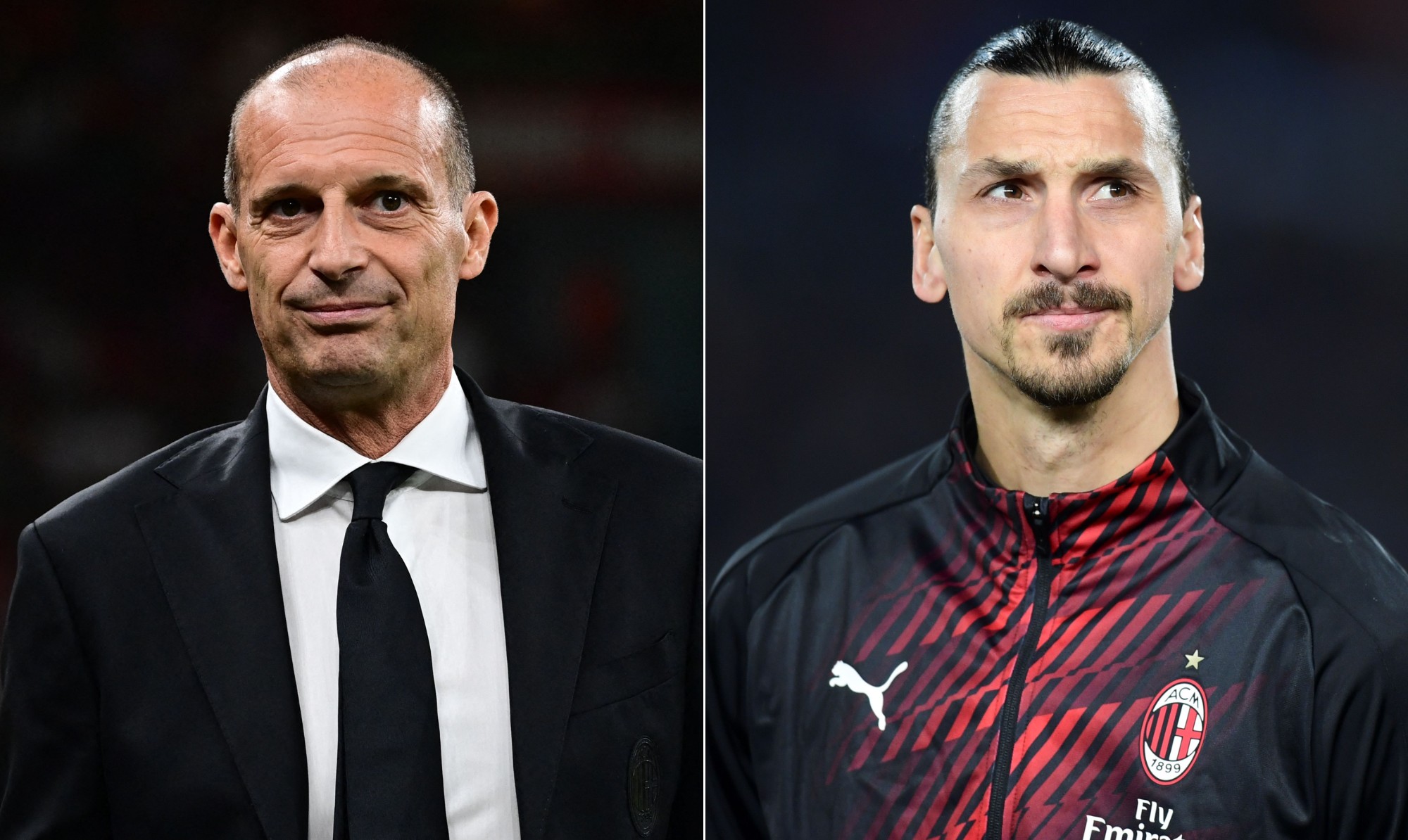 Ibrahimovic e Allegri quase se enfrentam em restaurante após discussão acalorada