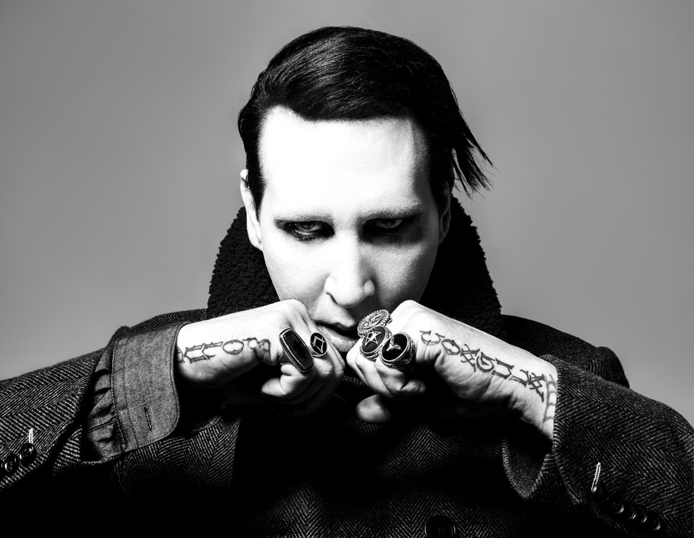 O cantor Marilyn Manson — Foto: Divulgação