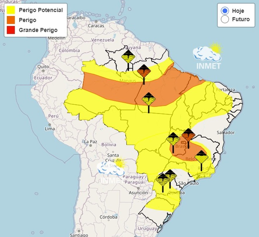 Temporais no Brasil: Sergipe é o único estado que não tem alerta de perigo de chuvas intensas