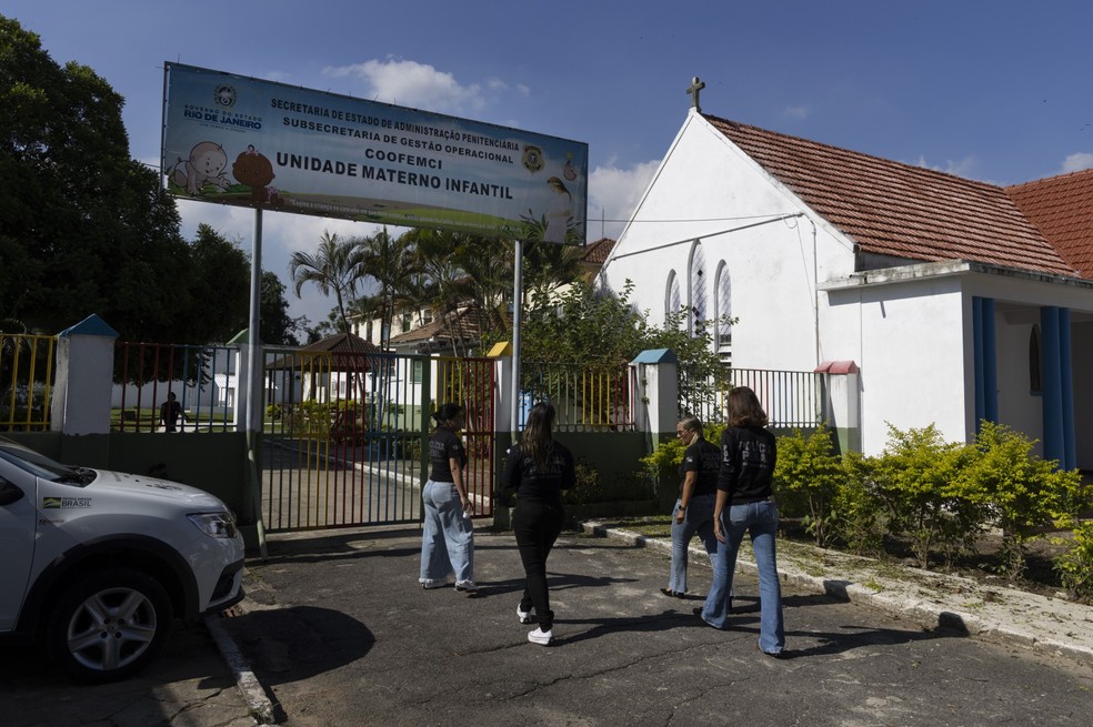 Unidade Materno infantil do Presídio Talavera Bruce, no Complexo de Gericinó, na Zona Oeste do Rio — Foto: Márcia Foletto/Agência O Globo