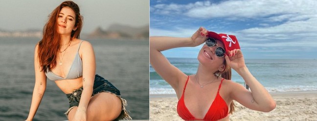 Ana Clara antes e depois de emagrecer 13kg. Ela apresenta o programa 'Túnel do amor', do Multishow — Foto: Reprodução/Instagram