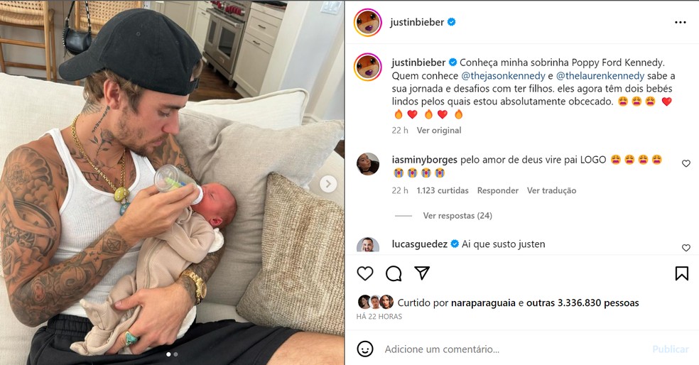 justin bieber familia 2023
