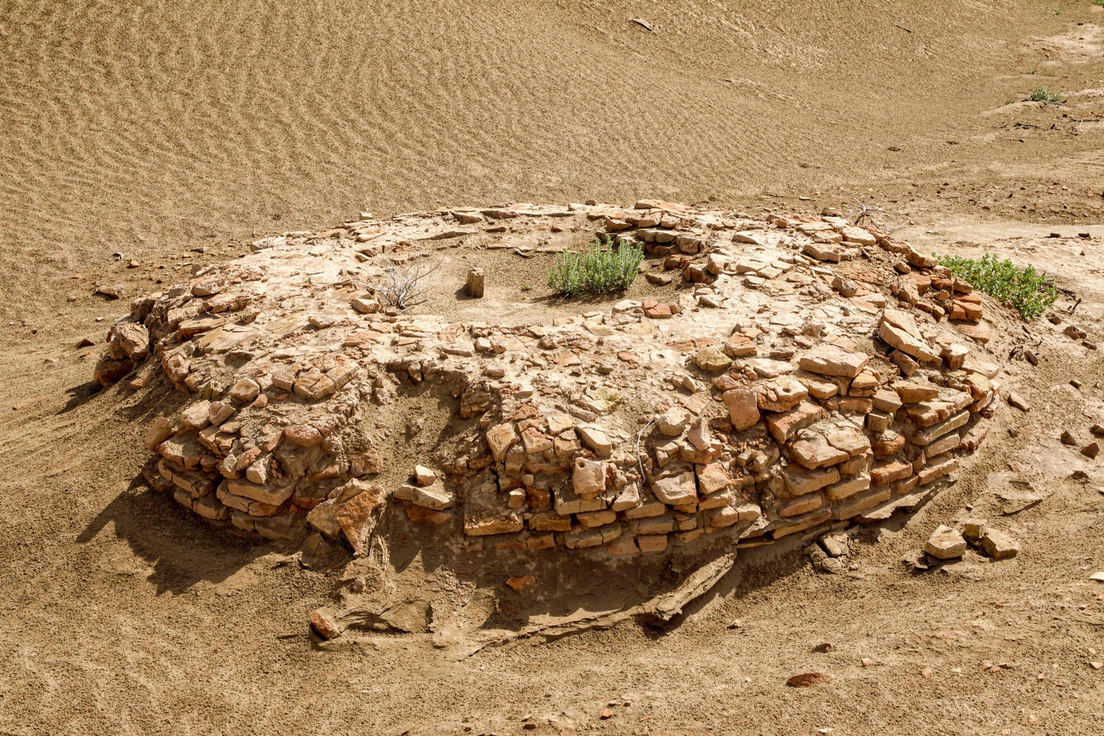 Tesouro arqueológico no Iraque pode ser destruído por mudanças climáticas — Foto: Asaad Niazi / AFP