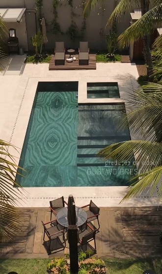 Piscina da Casa de Alexandre Nero - Foto: Reprodução/Instagram