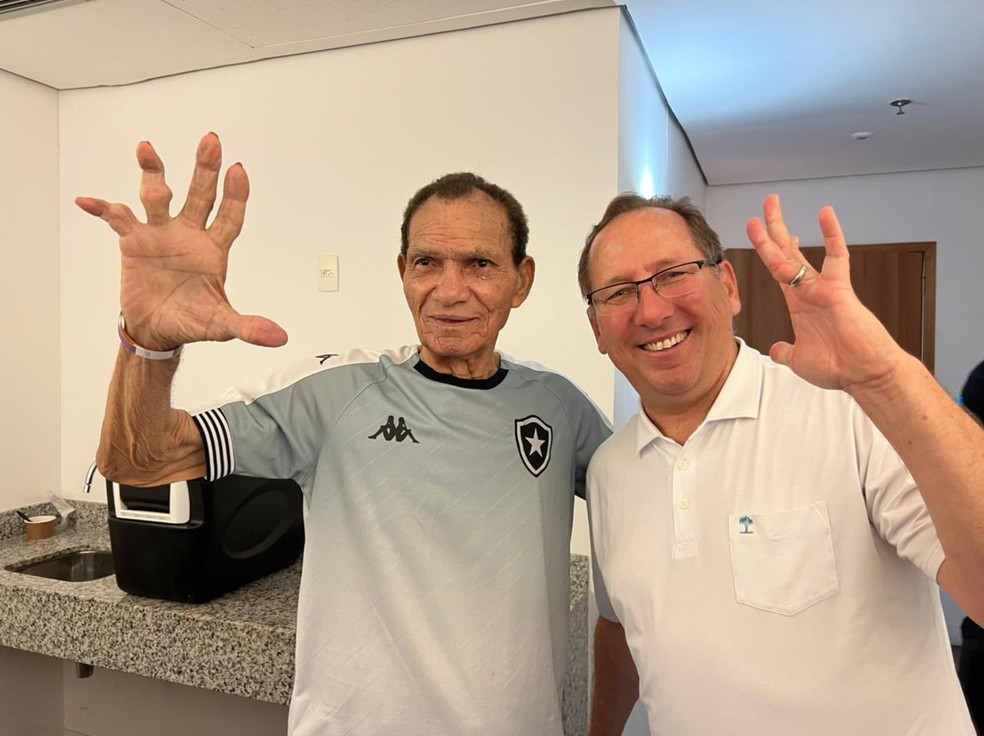 Manga é um dos ídolos do Botafogo — Foto: Divulgação/Botafogo