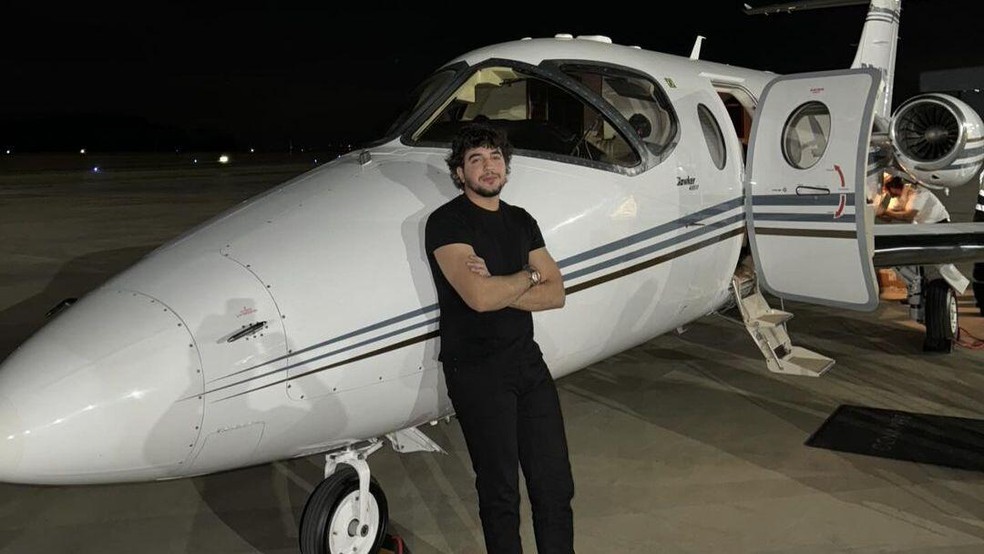Cantor Nattan comprou um jatinho avaliado em 35 milhões — Foto: Reprodução/Instagram