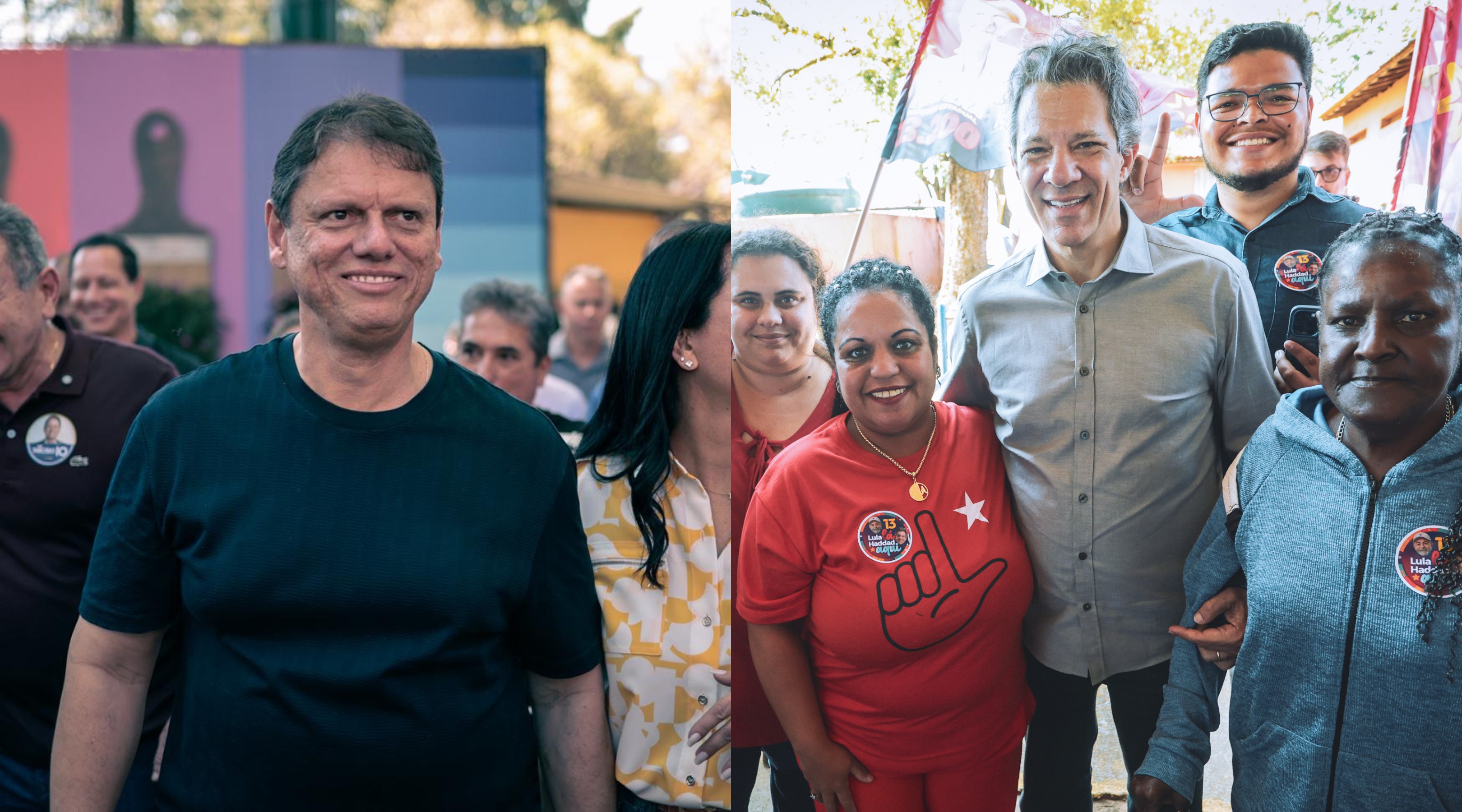 Haddad e Tarcísio marcam posição no interior de SP e prometem melhorar acesso por estradas e trens - QTU Questões do Universo