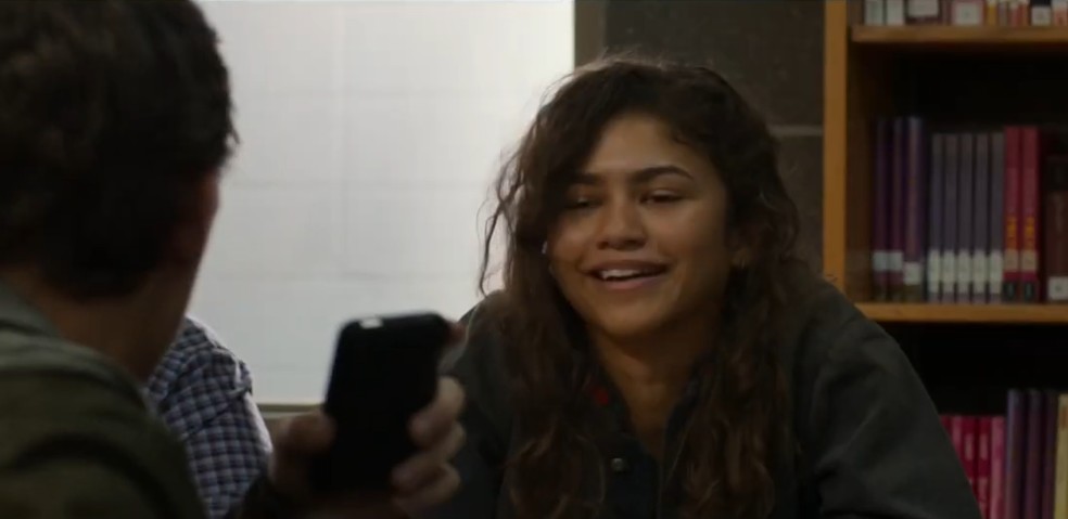 Zendaya como Michelle Jones, MJ, no filme 'Homem-Aranha: De Volta ao Lar' — Foto: Reprodução