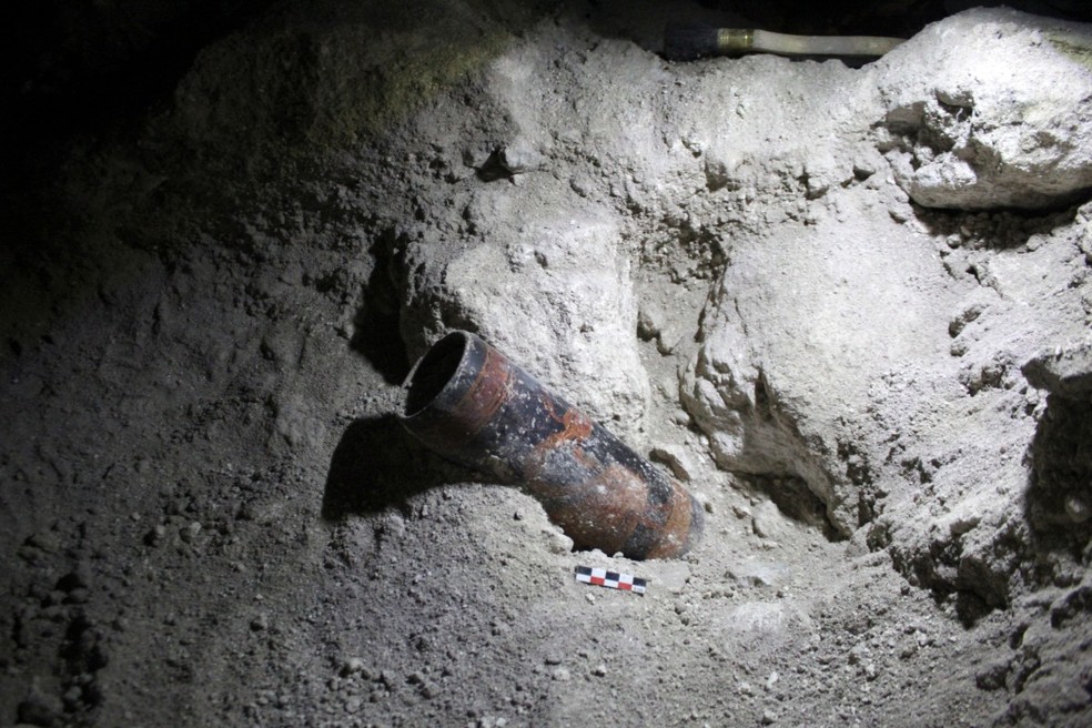 Pesquisadores descobriram vestígios de cidade maia de 2.800 anos no norte da Guatemala — Foto: Divulgação / Ministério da Cultura e Esportes da Guatemala / AFP
