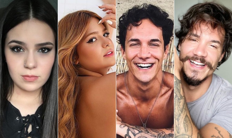 Viih Tube e Eliezer: ex-BBBs antes e depois de cirurgias plásticas — Foto: Reprodução/Instagram