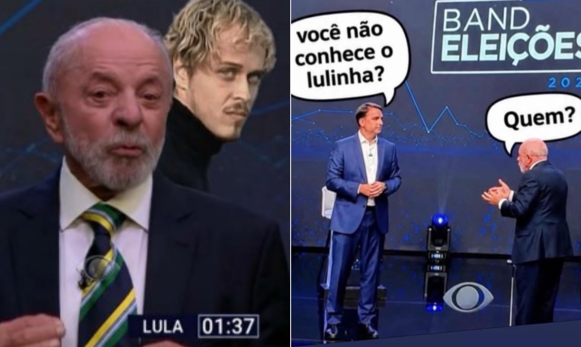 'Espírito obsessor' e 'O Brasil acabou': veja os memes após o primeiro debate entre Flávio e Lula