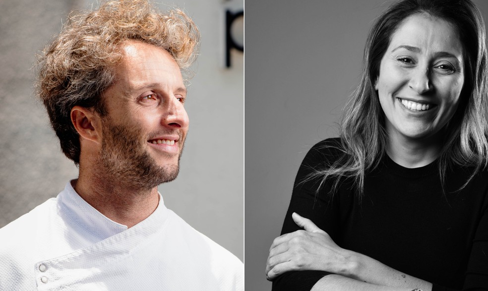 Os chefs Camilo Vanazzi e Claudia Krauspenhar — Foto: Fotos de divulgação de Nubra Fasari e Daniel Katz