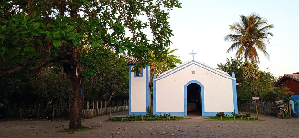 Igreja datada de 1530 de Caraíva — Foto: Divulgação/Leonardo Barreto