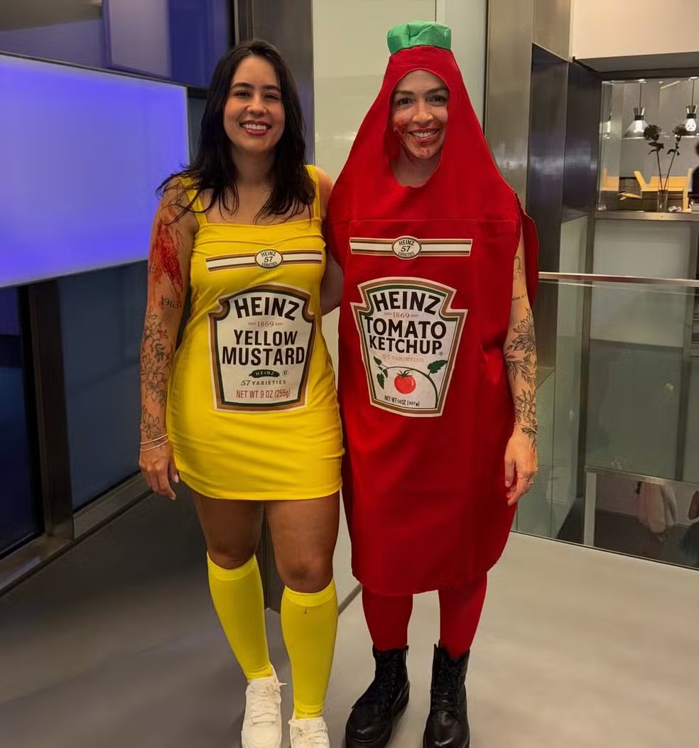 Virgínia Fonseca recebeu irmã de Zé Felipe em festa de Halloween — Foto: Reprodução Instagram