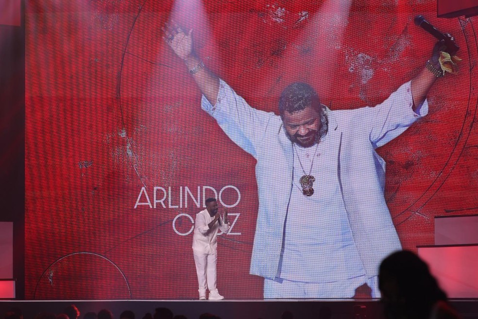 Arlindinho Cruz, in honor of his father — Photo: Disclosure/Manoela Mello