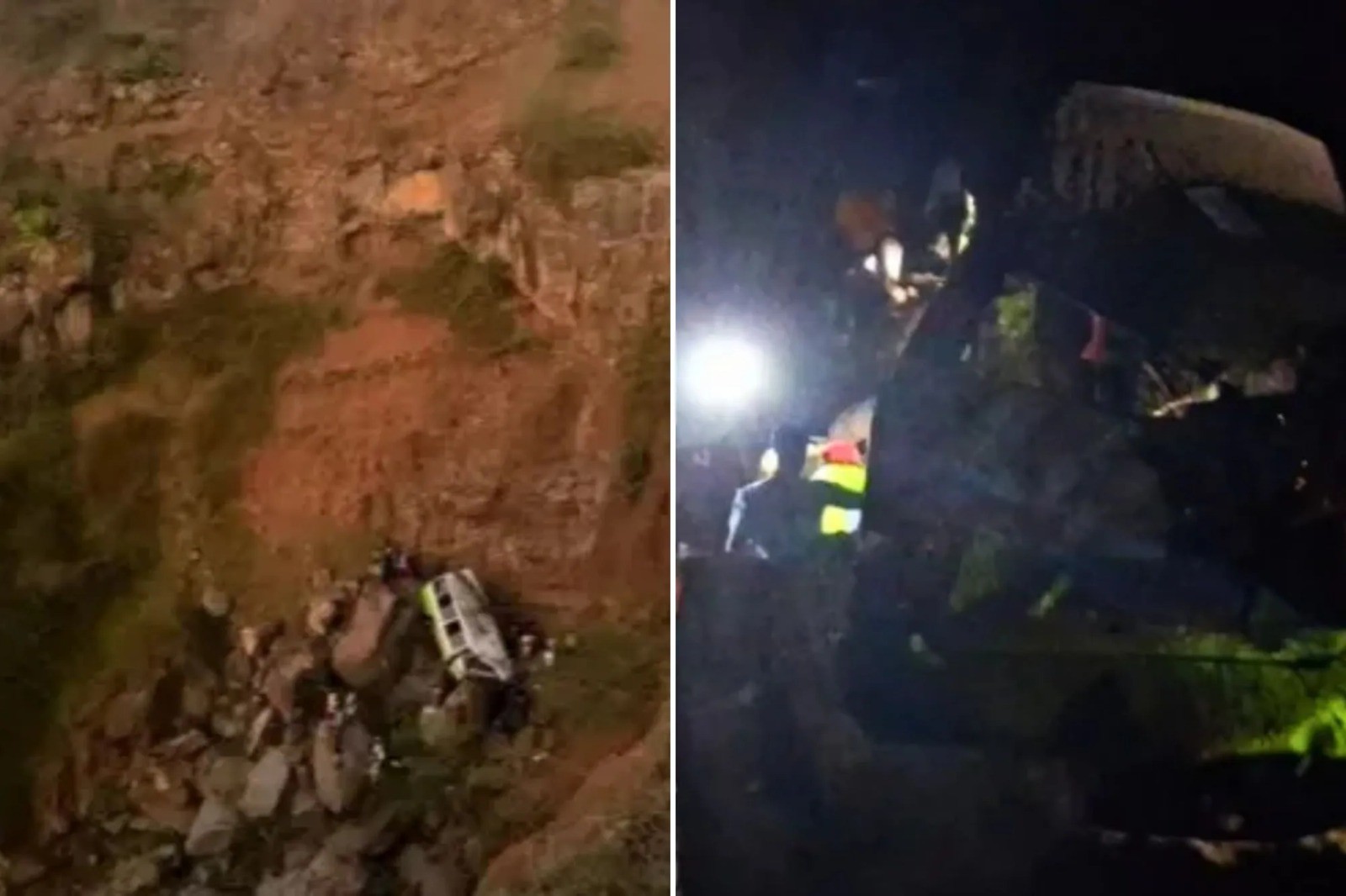 Ônibus com estudantes cai em desfiladeiro em Cabo Verde e deixa 22 mortos - Foto
